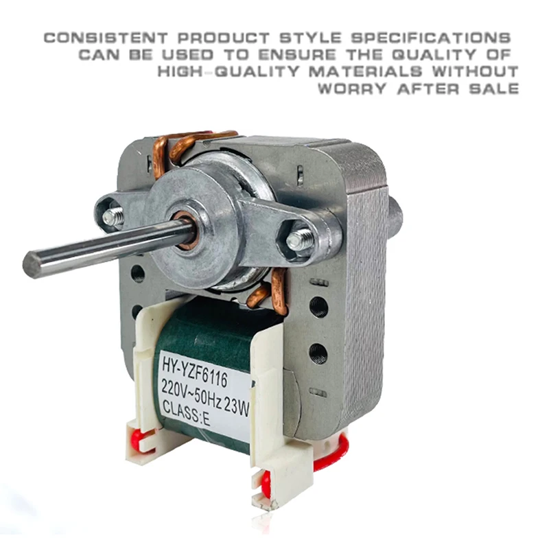1pcs HY-YZF6116 Motor 23W Freezer Refrigerator Fan Cooling Refrigerator Air Cooled Fan Motor For Fridge Parts Accessories
1pcs HY-YZF6116 Motor 23W Freezer Refrigerator Fan Cooling Refrigerator Air Cooled Fan Motor For Fridge Parts Accessories