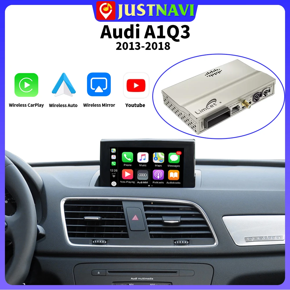 JUSTNAVI беспроводной CarPlay для Audi A1 Q3 2013-2018 MMI2G MMI 3G система 2 Android Авто Mirror Link AirPlay CarPlay USB плеер
JUSTNAVI беспроводной CarPlay для Audi A1 Q3 2013-2018 MMI2G MMI 3G система 2 Android Авто Mirror Link AirPlay CarPlay USB плеер