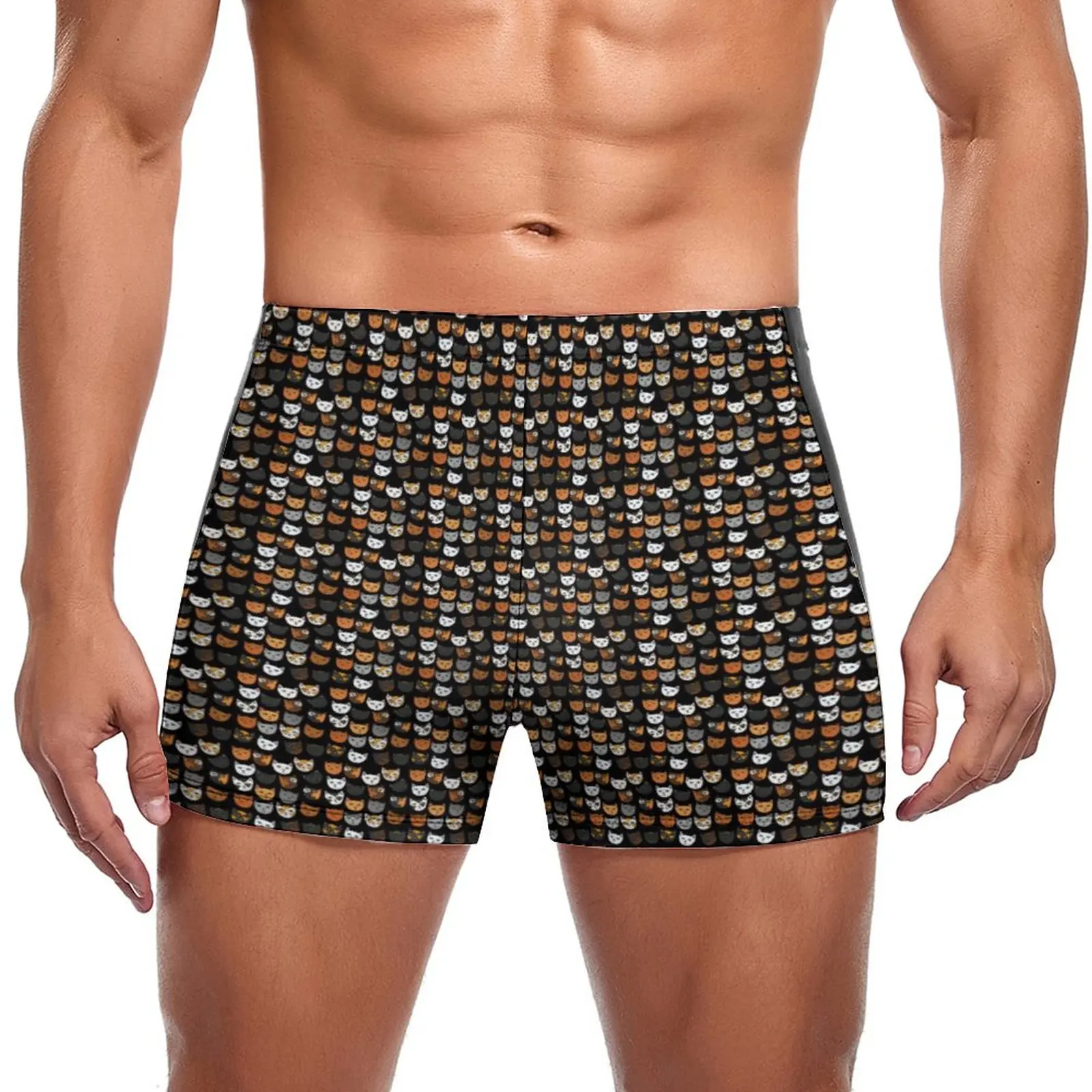 Kitty Cats Print Swimming Trunks Cute Animal Trending Durable Swim Boxers Beach Push Up Men Swimsuit 
Kitty Cats Print Swimming Trunks Cute Animal Trending Durable Swim Boxers Beach Push Up Men Swimsuit