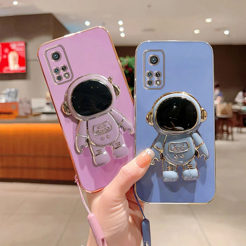 Astronaut Fold Stand For Xiaomi 10T Pro Phone Case With Lanyard Luxury Plating Cover
Astronaut Fold Stand For Xiaomi 10T Pro Phone Case With Lanyard Luxury Plating Cover