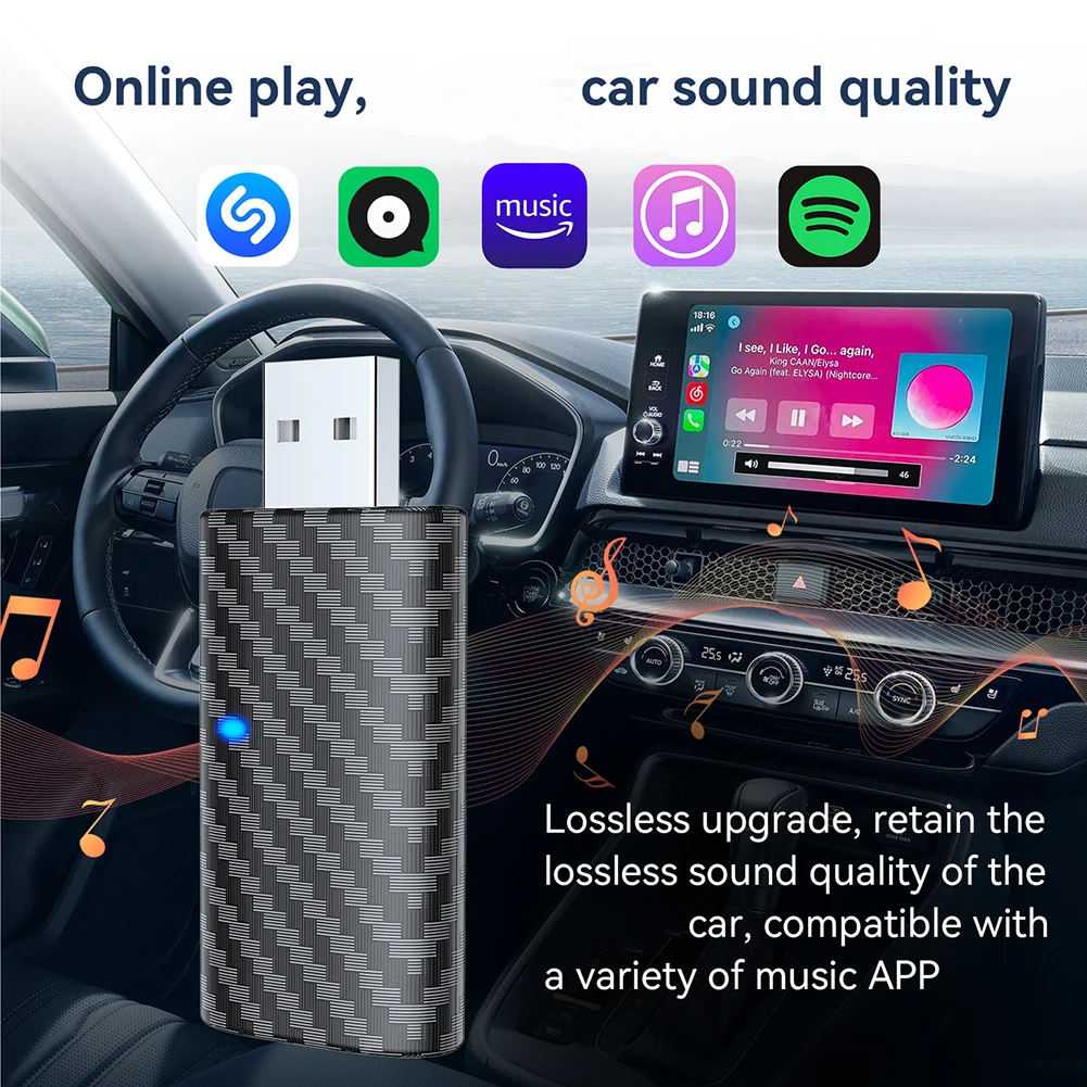 For Carplay Wireless Adapter 5Ghz Wireless CarPlay Adapter Dongle Fits Original Corded Converter Accessories
For Carplay Wireless Adapter 5Ghz Wireless CarPlay Adapter Dongle Fits Original Corded Converter Accessories