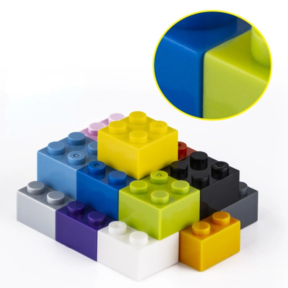 Classic DIY Blocks 10pcs 2x2 Dots Fingertip Thick Building Blocks Toys Compatible with All Major Brands for Children 6+ Ages
Classic DIY Blocks 10pcs 2x2 Dots Fingertip Thick Building Blocks Toys Compatible with All Major Brands for Children 6+ Ages