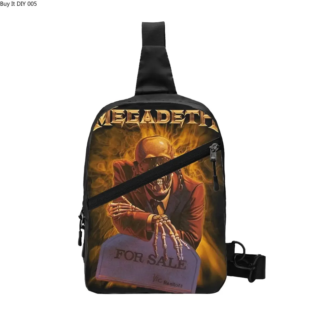 Megadeths Skull Sling Crossbody Backpack Men Custom Heavy Metal Band Shoulder Chest Bag for Traveling Daypack
Megadeths Skull Sling Crossbody Backpack Men Custom Heavy Metal Band Shoulder Chest Bag for Traveling Daypack