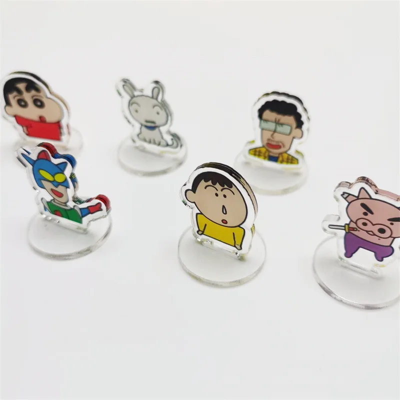 Kawaii Crayon Shinchan аниме периферийный стоячий орнамент мультяшный милый акриловый