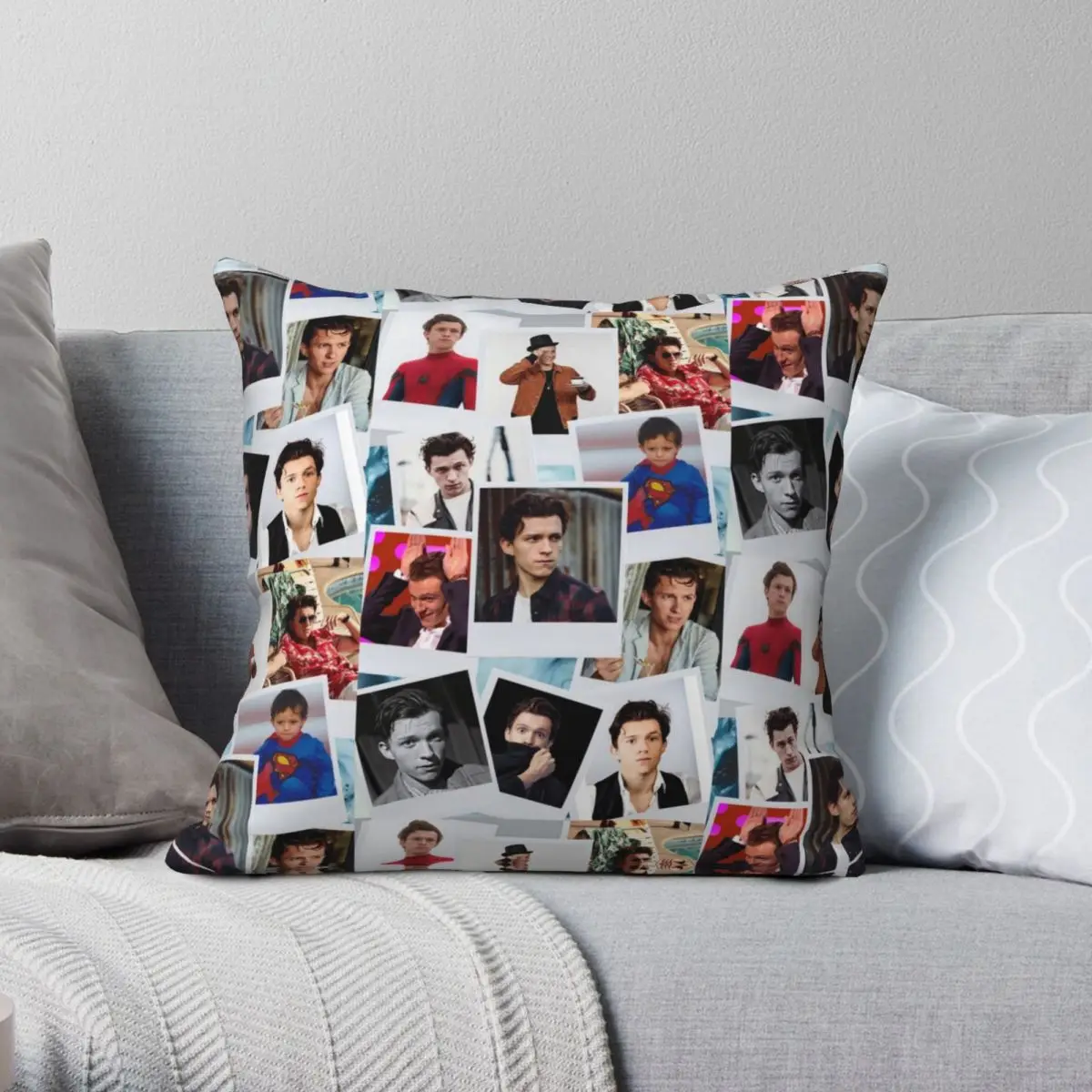 Tom Holland Pillowcase Polyester Linen Velvet Creative Zip Decor Bed Cushion Cover 
Tom Holland Pillowcase Polyester Linen Velvet Creative Zip Decor Bed Cushion Cover