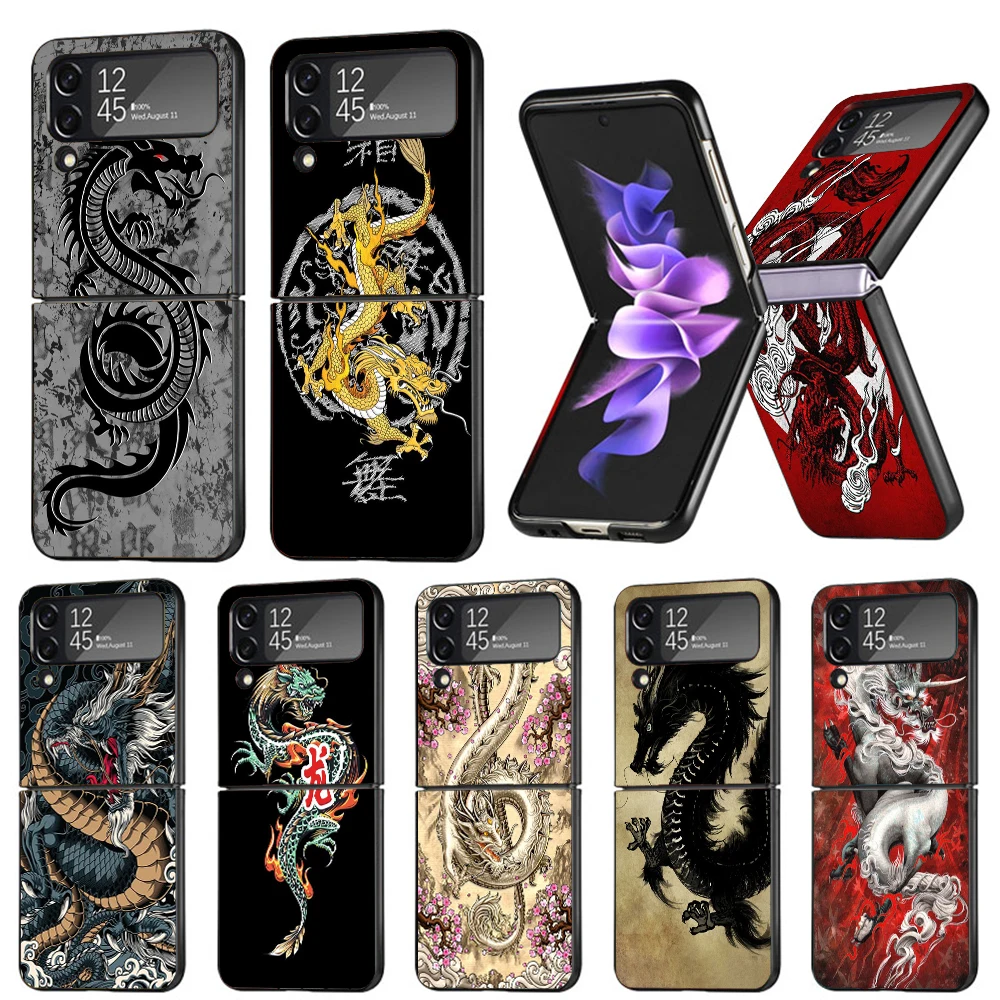 Asian Dragons Animal Tattoo Cool Hard Black Cover for Samsung Galaxy Z Flip 4 3 5G Phone Case Flip4 Flip3 Pattern Luxury Shockpr
Asian Dragons Animal Tattoo Cool Hard Black Cover for Samsung Galaxy Z Flip 4 3 5G Phone Case Flip4 Flip3 Pattern Luxury Shockpr