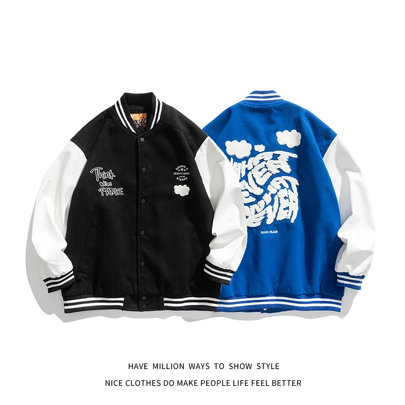 2022 New Autumn Letter Towel Embroidery Men's Baseball Bomber Jacket Unisex Women's Oversize Varsity Coat Campus Street Vintage
2022 New Autumn Letter Towel Embroidery Men's Baseball Bomber Jacket Unisex Women's Oversize Varsity Coat Campus Street Vintage