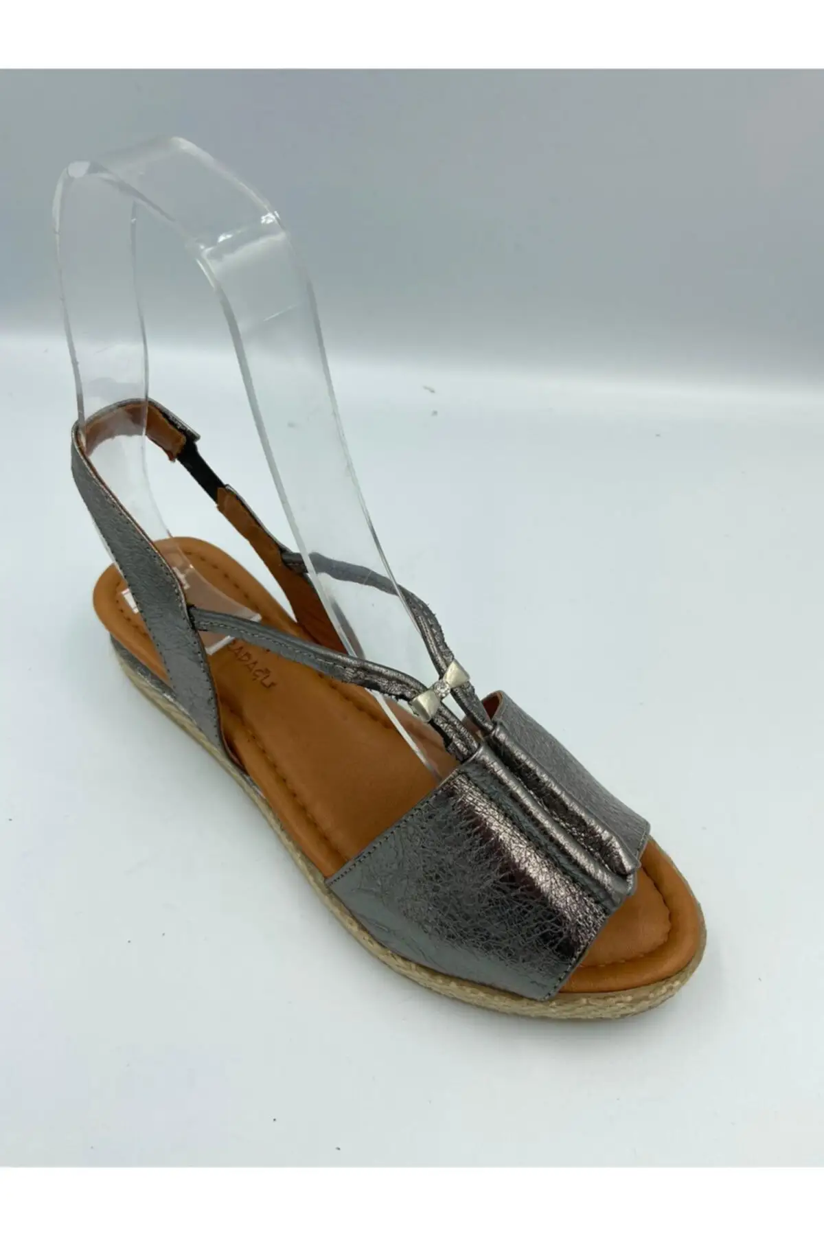 Women's Leather Sandals Silver 311 
Women's Leather Sandals Silver 311