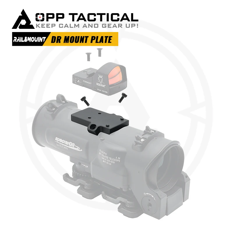 RMR and DOC Type Mount Plate for DR 1-4x and 1.5-6x Riflescope and Trijicon RMR and DOC Red Dot Sight
RMR and DOC Type Mount Plate for DR 1-4x and 1.5-6x Riflescope and Trijicon RMR and DOC Red Dot Sight