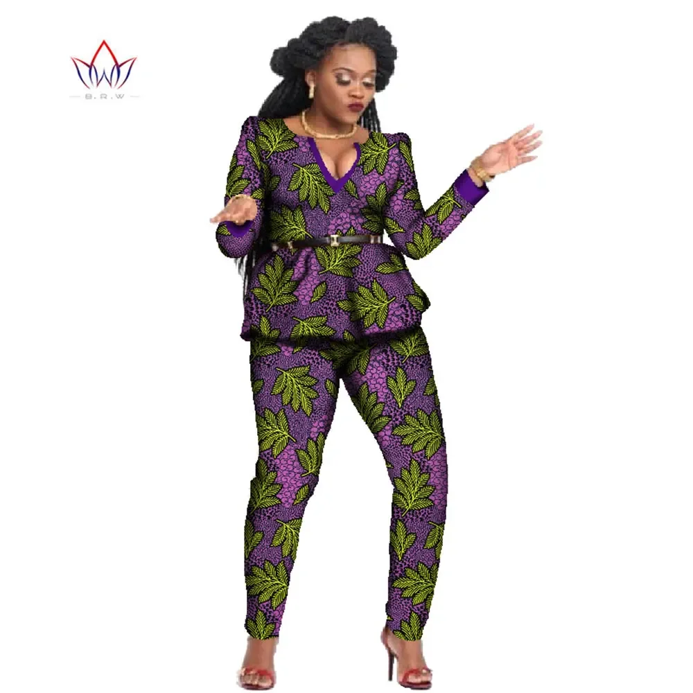 Комплект из 2 предметов, африканские комплекты для женщин, Новый Африканский принт, базин, мешковатые длинные брюки, рабочий стиль, Дашики, известный костюм, женская одежда WY797
Комплект из 2 предметов, африканские комплекты для женщин, Новый Африканский принт, базин, мешковатые длинные брюки, рабочий стиль, Дашики, известный костюм, женская одежда WY797