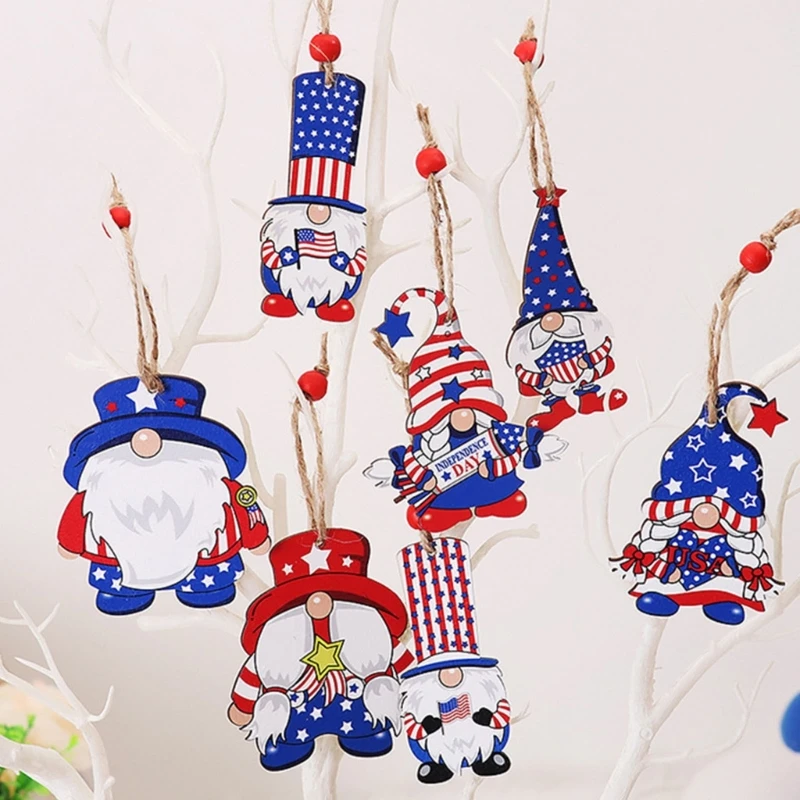 Карликовая кукла американского Дня независимости без лица 
Карликовая кукла американского Дня независимости без лица