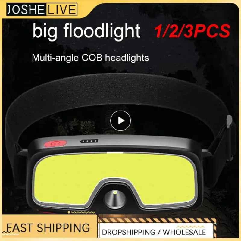 1/2/3PCS New COB LED Headlamp Portable Mini Headlight Built-in Battery Flash Light USB Rechargeable Torch Lantern Camping Lamp
1/2/3PCS New COB LED Headlamp Portable Mini Headlight Built-in Battery Flash Light USB Rechargeable Torch Lantern Camping Lamp