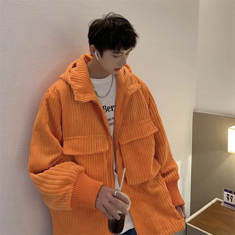 Autumn and Winter 2022 Men's Casual New American Jacket Cotton Jacket Corduroy Hooded Jacket Men Streetwear
Autumn and Winter 2022 Men's Casual New American Jacket Cotton Jacket Corduroy Hooded Jacket Men Streetwear