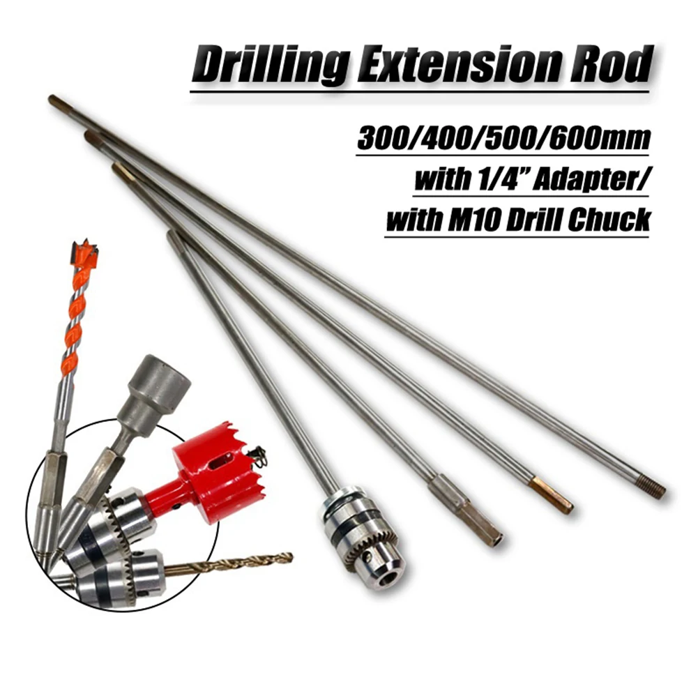 300-600mm 8mm M10 Chuck Deep Hole Drilling Extension Rod Hex Shank Extention Rod M10 Head To 8mm Hex Adapter Drill
300-600mm 8mm M10 Chuck Deep Hole Drilling Extension Rod Hex Shank Extention Rod M10 Head To 8mm Hex Adapter Drill