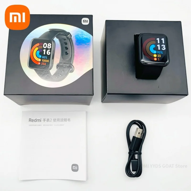 Xiaomi Redmi Watch 2 Smart Watch SpO2 Blood Oxygen AMOLED SmartWatch Heart Rate GPS Magnetic Charging Support English
Xiaomi Redmi Watch 2 Smart Watch SpO2 Blood Oxygen AMOLED SmartWatch Heart Rate GPS Magnetic Charging Support English