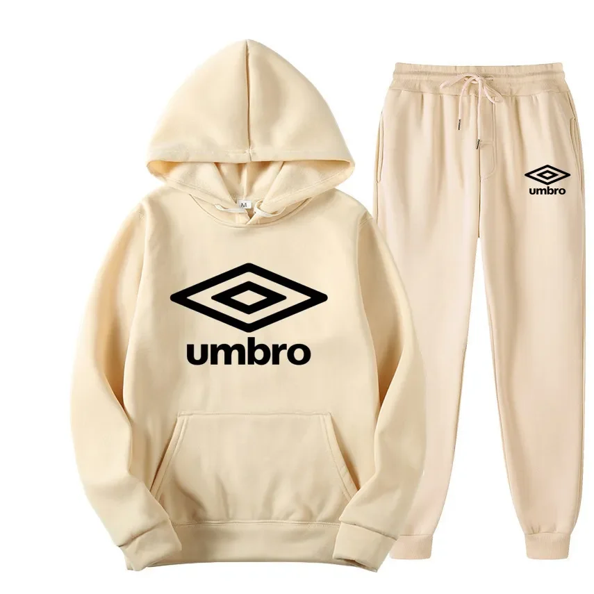2023 Autumn UMBRO Hooded Sweatshirt Suit Men Women Streetwear Casual Clothing Print Jogging Hoodies+Sweatpants Two Pieces Sets
2023 Autumn UMBRO Hooded Sweatshirt Suit Men Women Streetwear Casual Clothing Print Jogging Hoodies+Sweatpants Two Pieces Sets