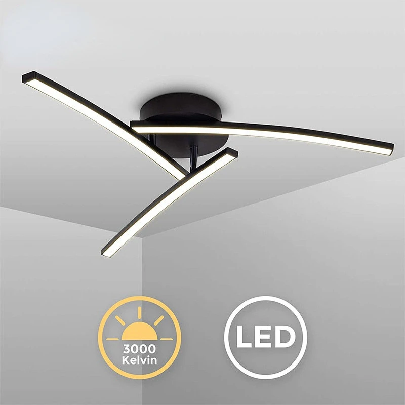 Led Ceiling Light Modern Lamp Living Room Bedroom Decoration 18W 24W Wave Shape Design Aluminum Ceiling Lamp Fixture 85-265V
Led Ceiling Light Modern Lamp Living Room Bedroom Decoration 18W 24W Wave Shape Design Aluminum Ceiling Lamp Fixture 85-265V