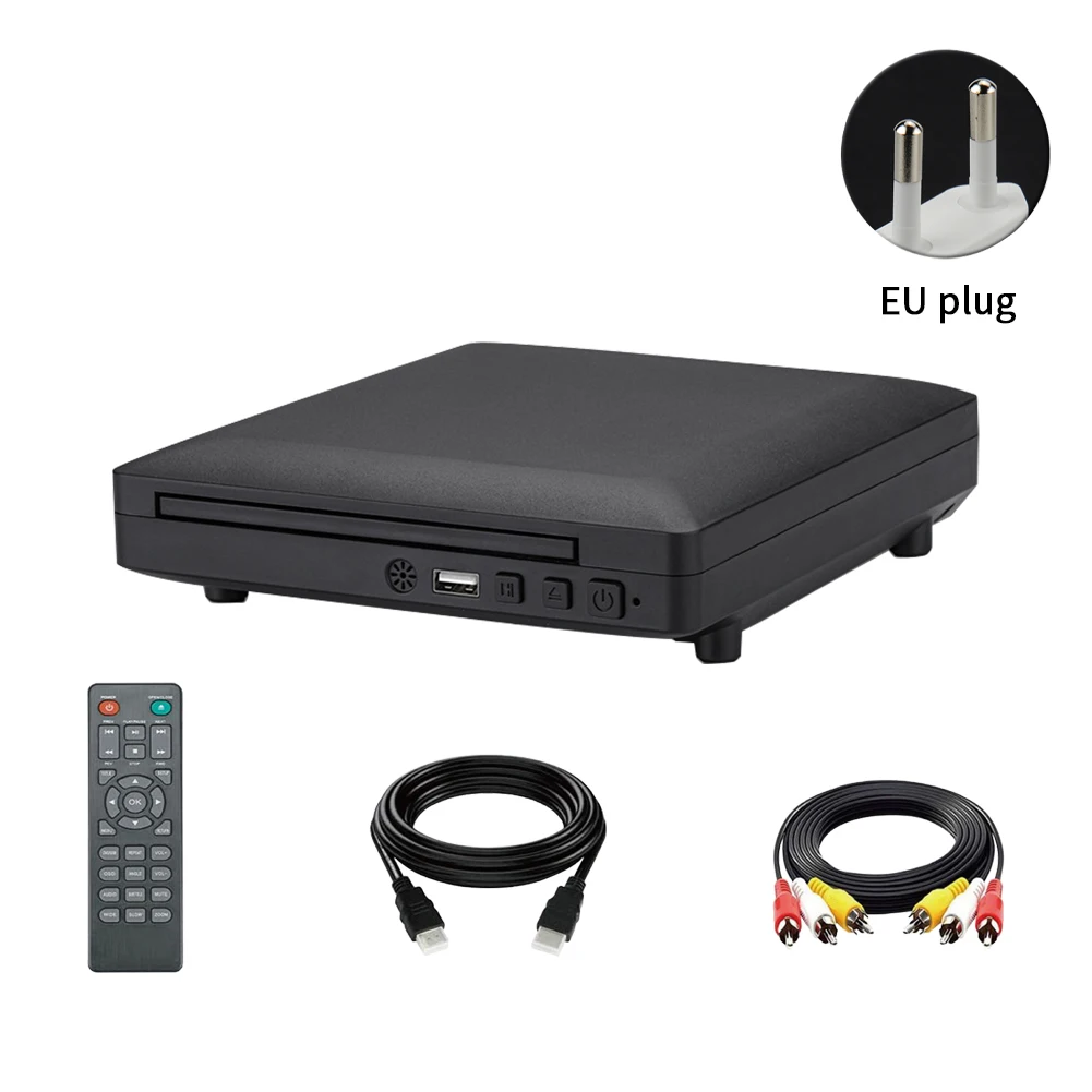1080P HD DVD Player Eye Caring With AV Cable Professional For TV Entertainment Media Home Audio Theatre System Video CD Movie
1080P HD DVD Player Eye Caring With AV Cable Professional For TV Entertainment Media Home Audio Theatre System Video CD Movie