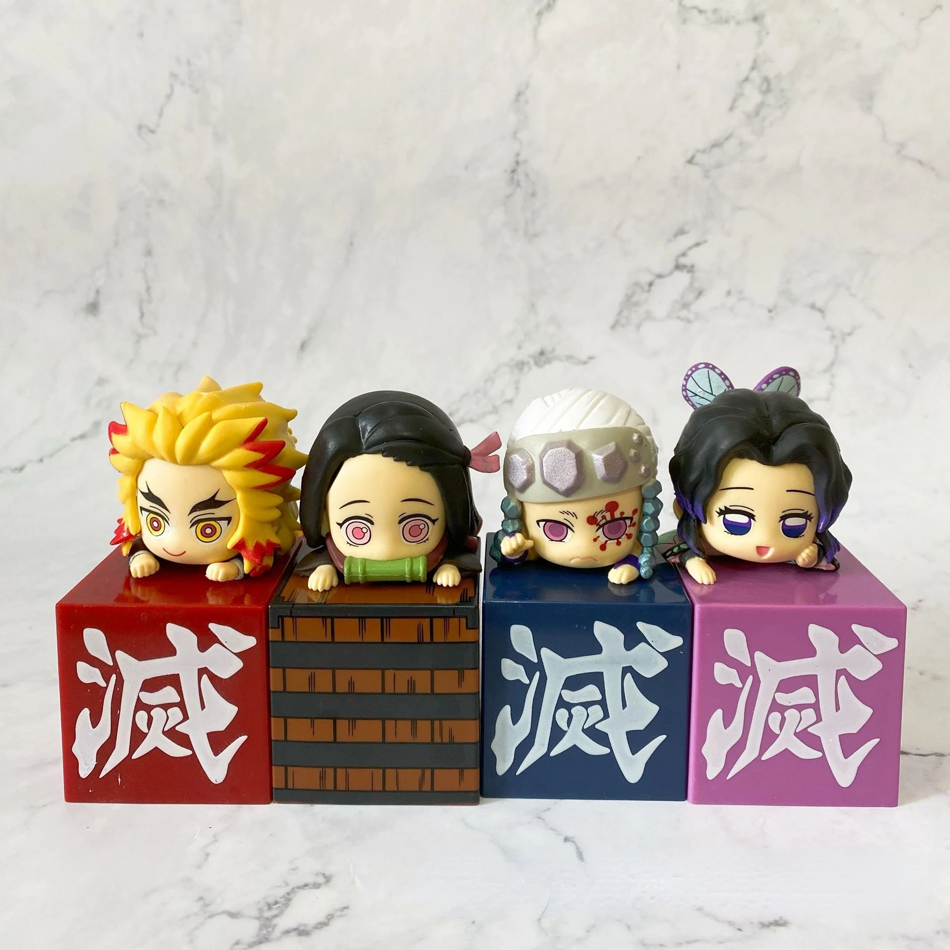 Demon Slayer Cut 10CM Anime Figures Tsuyuri Kanao Kochou Shinobu PVC Model Kimetsu no Yaiba Nezuko Tanjirou Zenitsu Action Toys
Demon Slayer Cut 10CM Anime Figures Tsuyuri Kanao Kochou Shinobu PVC Model Kimetsu no Yaiba Nezuko Tanjirou Zenitsu Action Toys