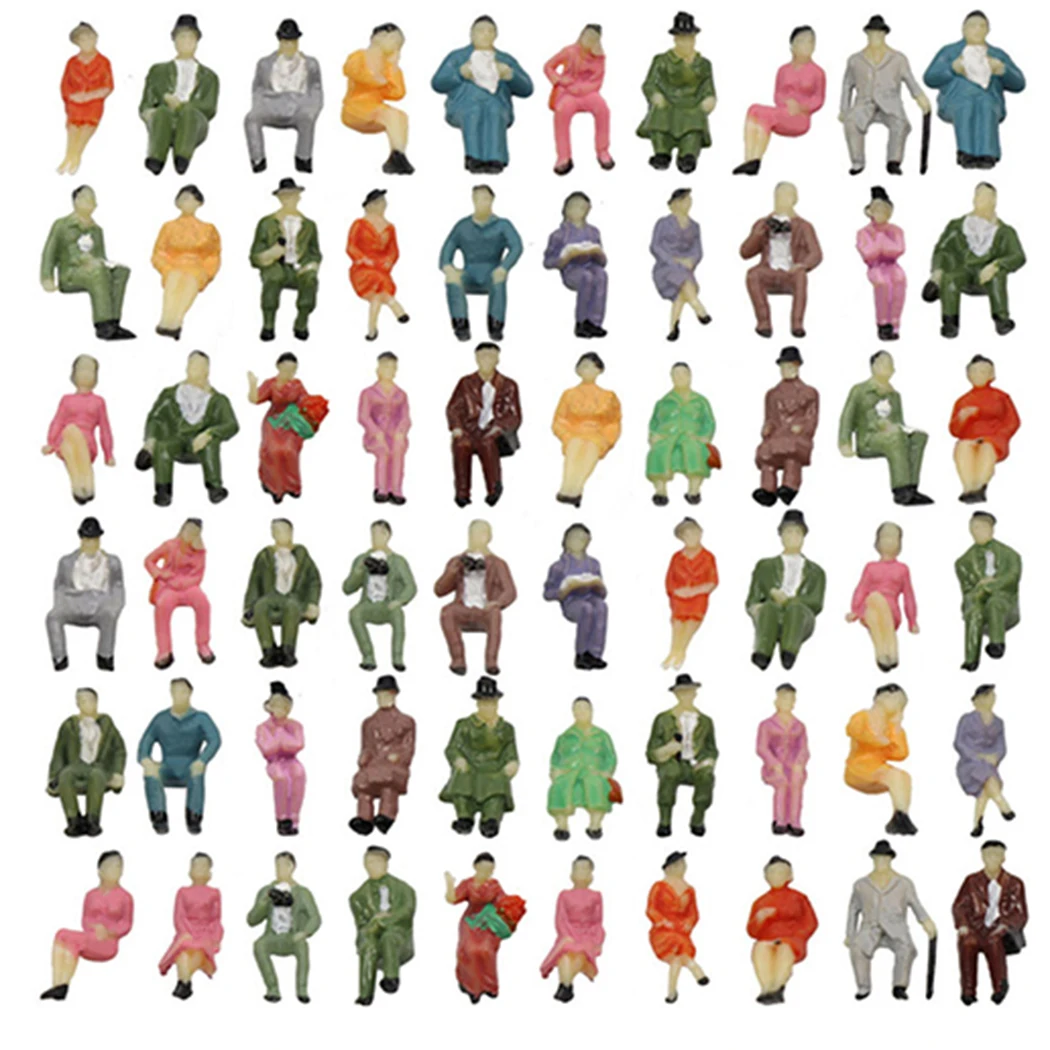 60pcs Painted Figures Passenger Miniature Figures Architectural Human Scale Model ABS Plastic Peoples Home Decor
60pcs Painted Figures Passenger Miniature Figures Architectural Human Scale Model ABS Plastic Peoples Home Decor