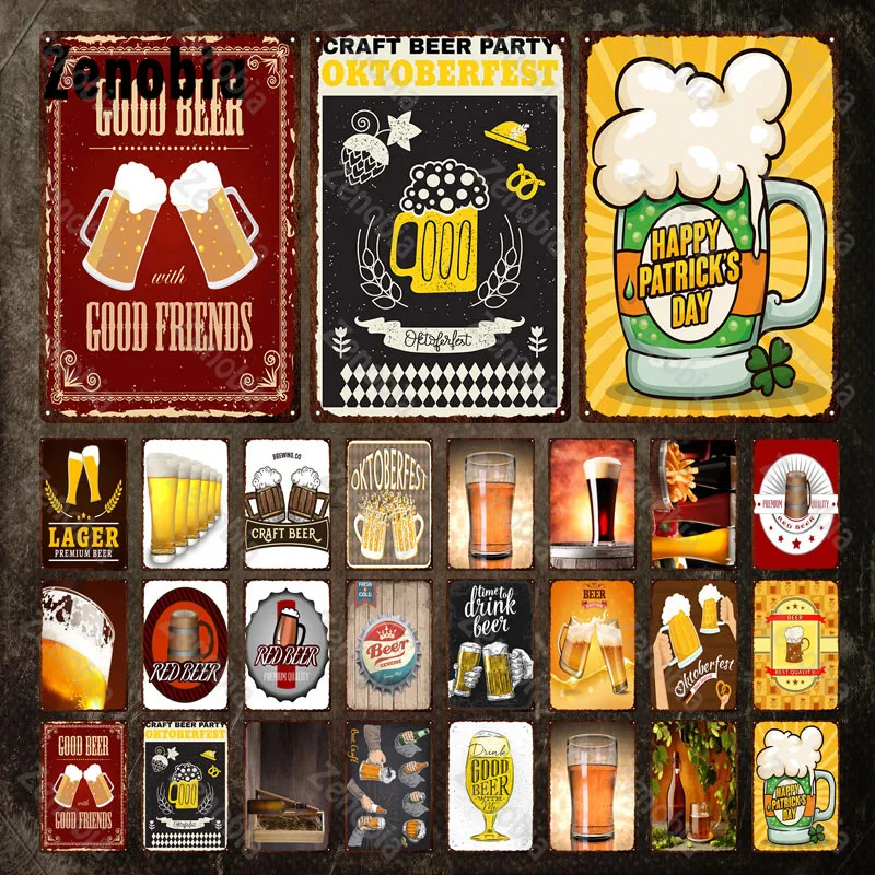 Red Beer Premium Quality Metal Poster Metal Sign Tin Sign Happy Patrick's Day Vintage Plaque Tin Plate for Bar Pub Wall Decor
Red Beer Premium Quality Metal Poster Metal Sign Tin Sign Happy Patrick's Day Vintage Plaque Tin Plate for Bar Pub Wall Decor