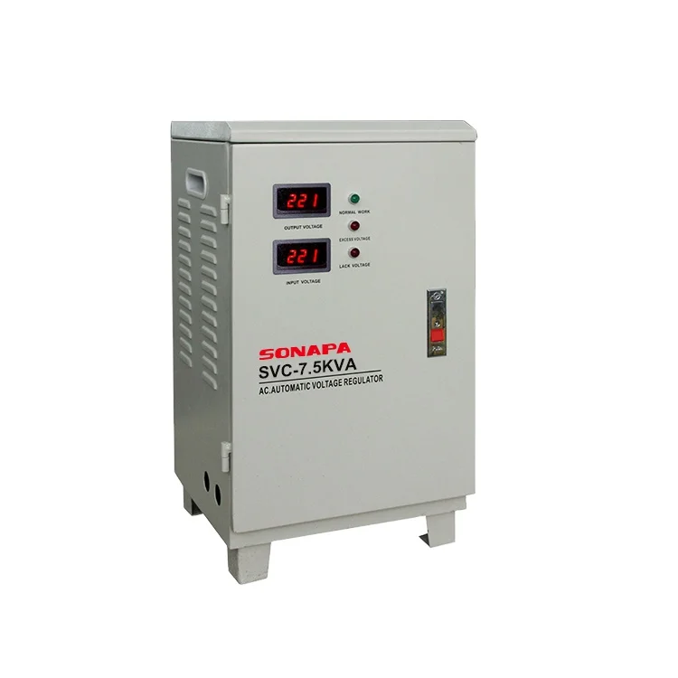 

Электрический стабилизатор напряжения кВА однофазный Автоматический регулятор напряжения переменного тока для домашнего AVR.