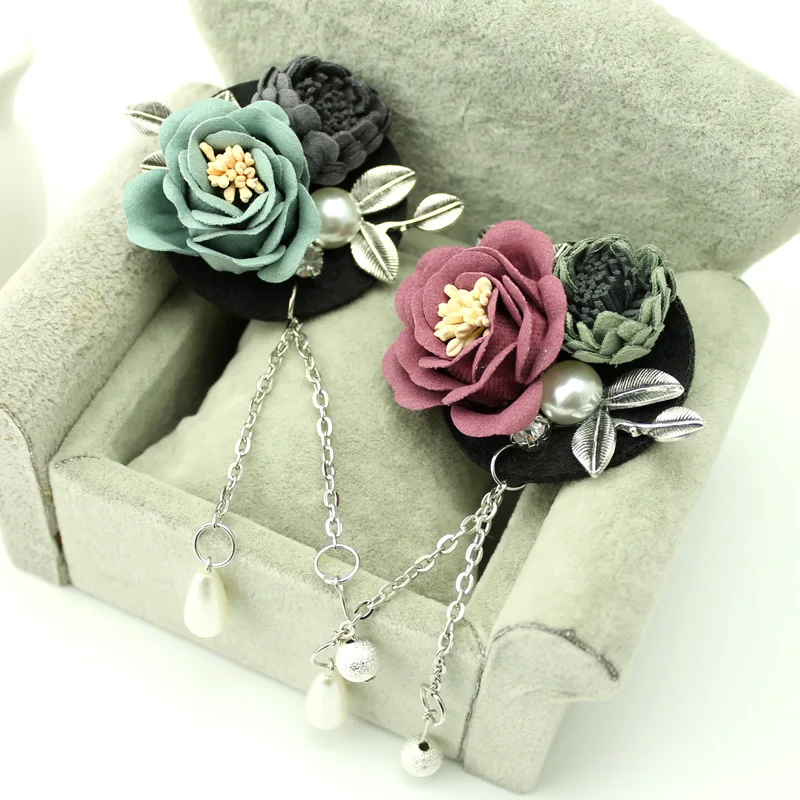 Manual corsage, cloth art flower alloy brooch pin deserve to act the role of elegant lady adult badge
Manual corsage, cloth art flower alloy brooch pin deserve to act the role of elegant lady adult badge