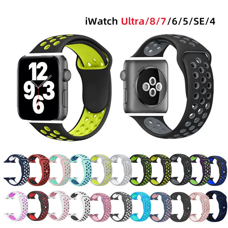 Silicone Strap For Apple Watch Band 49mm 44mm 45mm 41mm 40mm 42mm 38mm Smartwatch Band For iWatch Series 8 7 3 4 5 6 se Correa
Silicone Strap For Apple Watch Band 49mm 44mm 45mm 41mm 40mm 42mm 38mm Smartwatch Band For iWatch Series 8 7 3 4 5 6 se Correa