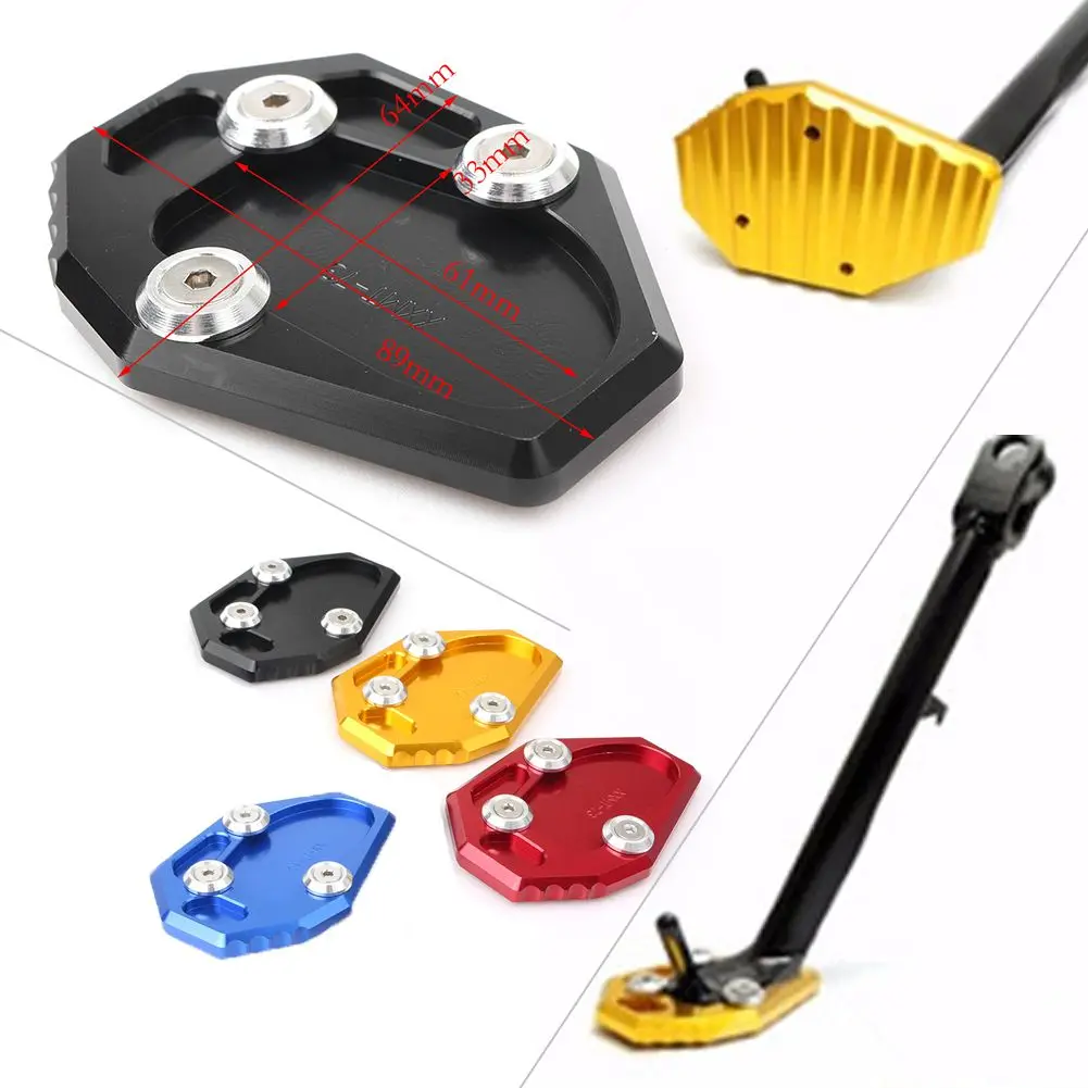 Foot Extension Pad Side Kick Stand Big Foot Pad Foot Extension Magnifying Pad For Yamaha YZF MT-07 XJ6 XJ6N FZ6 FZ6R
Foot Extension Pad Side Kick Stand Big Foot Pad Foot Extension Magnifying Pad For Yamaha YZF MT-07 XJ6 XJ6N FZ6 FZ6R