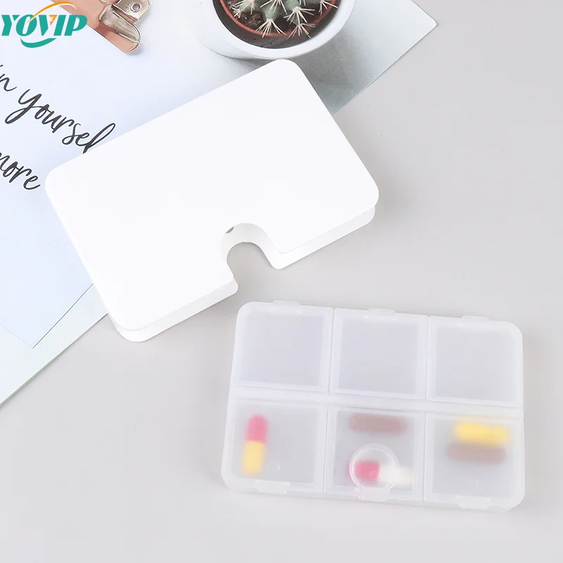 1PC Pill Case Days Weekly Pill Case 6 Grids Medicine Tablte Dispenser Organizer Pill Box Pill Storage Organizer Container
1PC Pill Case Days Weekly Pill Case 6 Grids Medicine Tablte Dispenser Organizer Pill Box Pill Storage Organizer Container