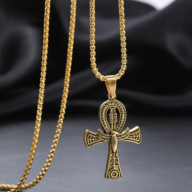 NUOBING 2022 New Fashion Retro Religious Egyptian Cross Jesus Men and Women Prayer Lucky Necklace Charm Jewelry Free Shipping
NUOBING 2022 New Fashion Retro Religious Egyptian Cross Jesus Men and Women Prayer Lucky Necklace Charm Jewelry Free Shipping