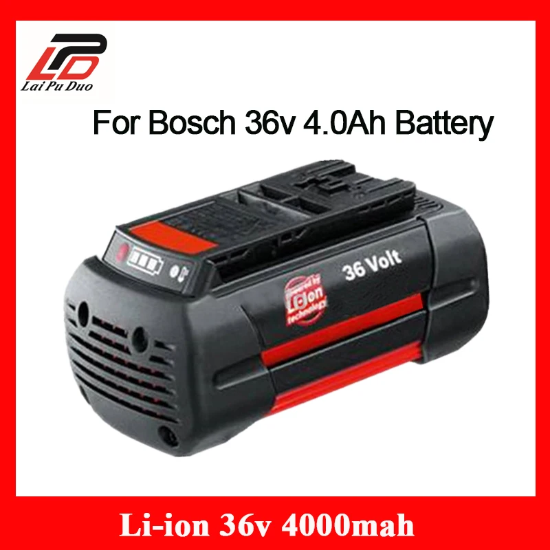 

36v 4.0Ah Li-ion Power Tool Battery Replacement for Bosch 2 607 336 108 2 607 336 108 BAT810 BAT836 BAT840 D-70771