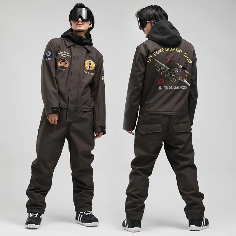 Winter Snow One Piece Snowboard Men Jumpsuit Woman Ski Overalls Waterproof Male Hooded Snowsuit Sport Suits Clothes Tracksuits
Winter Snow One Piece Snowboard Men Jumpsuit Woman Ski Overalls Waterproof Male Hooded Snowsuit Sport Suits Clothes Tracksuits