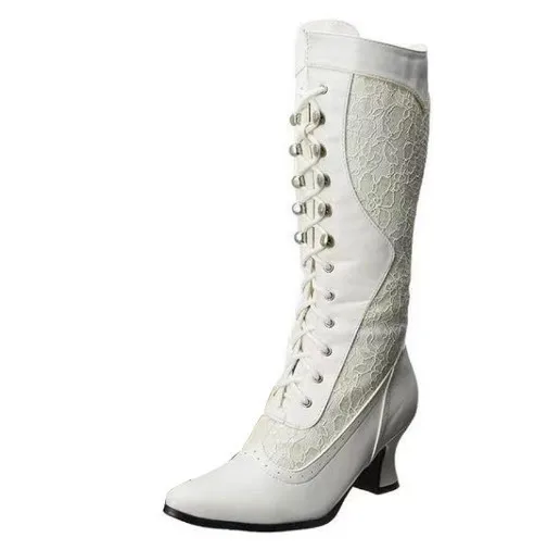 2023 Autumn and Winter New Mid Heel White Women's Boots Chunky Heel Middle Boots Knight Boots Fashion
2023 Autumn and Winter New Mid Heel White Women's Boots Chunky Heel Middle Boots Knight Boots Fashion
