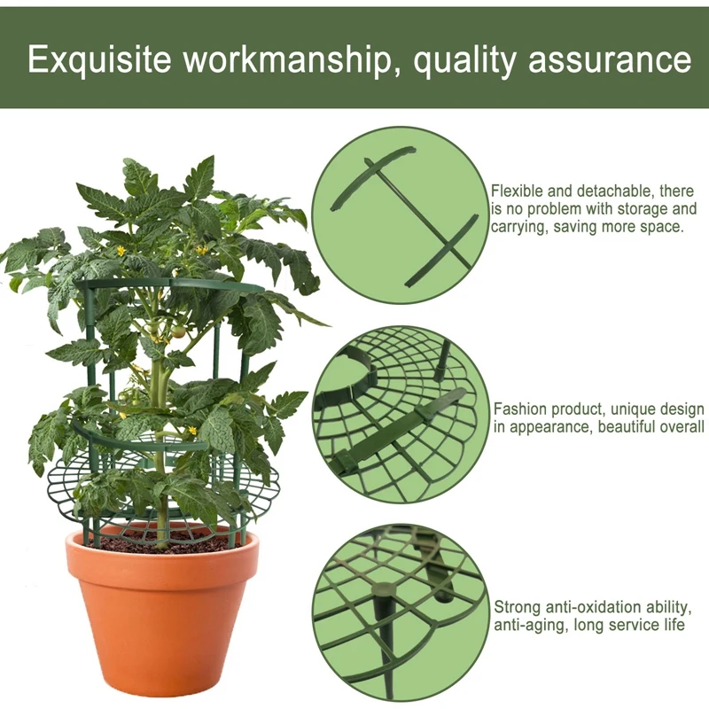 Practical Plant Support, Prevent Fruit From Rotting Garden Cage Fixing Bracket for Growing Fruits
Practical Plant Support, Prevent Fruit From Rotting Garden Cage Fixing Bracket for Growing Fruits