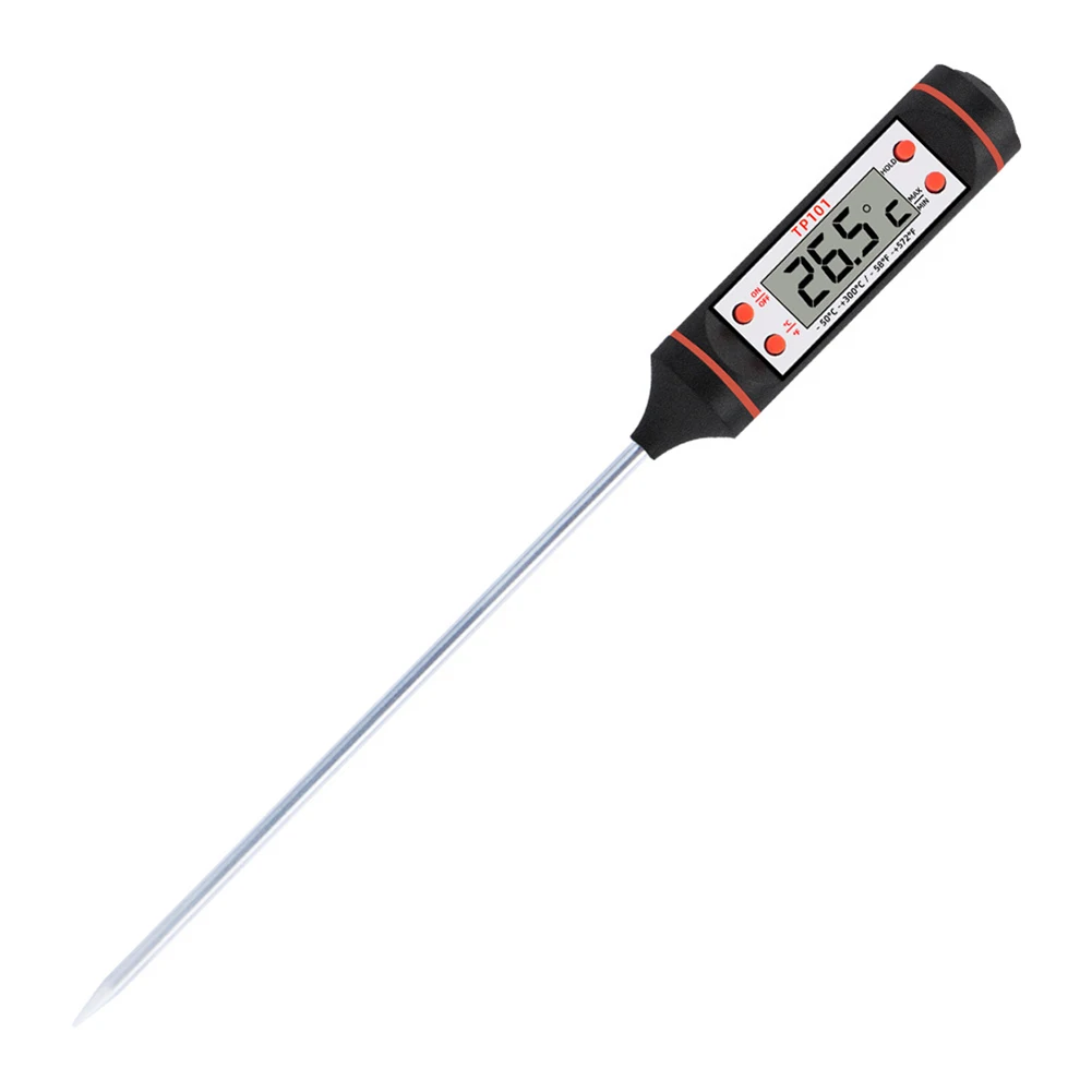 Accurate and Dependable Food Thermometer Probe Wide Temperature Range Perfect for Kitchen BBQ Oil Milk and More
Accurate and Dependable Food Thermometer Probe Wide Temperature Range Perfect for Kitchen BBQ Oil Milk and More