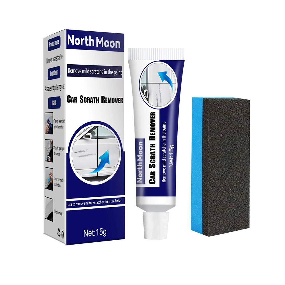 15g Car Scratch Remover, Scratch-removing Abrasive, Refurbishment Paint, Scratch Wax Polishing, Paint Scratch Repair With Sponge
15g Car Scratch Remover, Scratch-removing Abrasive, Refurbishment Paint, Scratch Wax Polishing, Paint Scratch Repair With Sponge