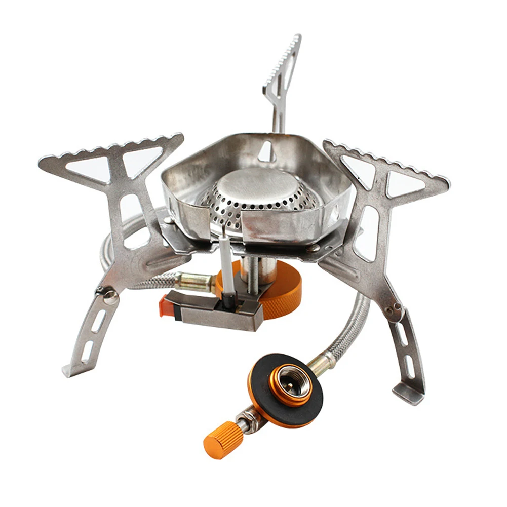 Outdoor Gas Burner 3500W Windproof Camping Stove Portable Folding Ultralight Split Lighter Tourist Equipment For Camping Hiking
Outdoor Gas Burner 3500W Windproof Camping Stove Portable Folding Ultralight Split Lighter Tourist Equipment For Camping Hiking
