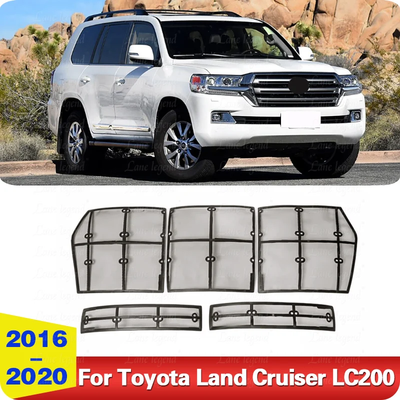 Аксессуары для Toyota Land Cruiser LC200 2016-2020, передняя решетка, сетка от насекомых, вставка, сетчатые декоративные чехлы
Аксессуары для Toyota Land Cruiser LC200 2016-2020, передняя решетка, сетка от насекомых, вставка, сетчатые декоративные чехлы