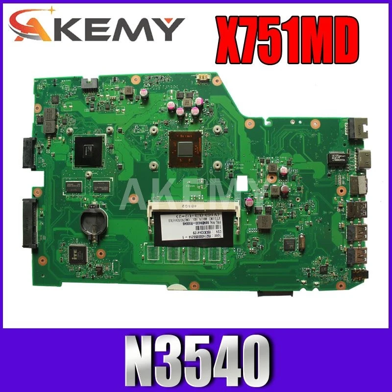 Для ASUS X751MD rev2.0 материнская плата X751M K751M R752M X751MJ R752MD с GT 820M GPU N3520 N3530 N3540 + 8 Гб ОЗУ
Для ASUS X751MD rev2.0 материнская плата X751M K751M R752M X751MJ R752MD с GT 820M GPU N3520 N3530 N3540 + 8 Гб ОЗУ