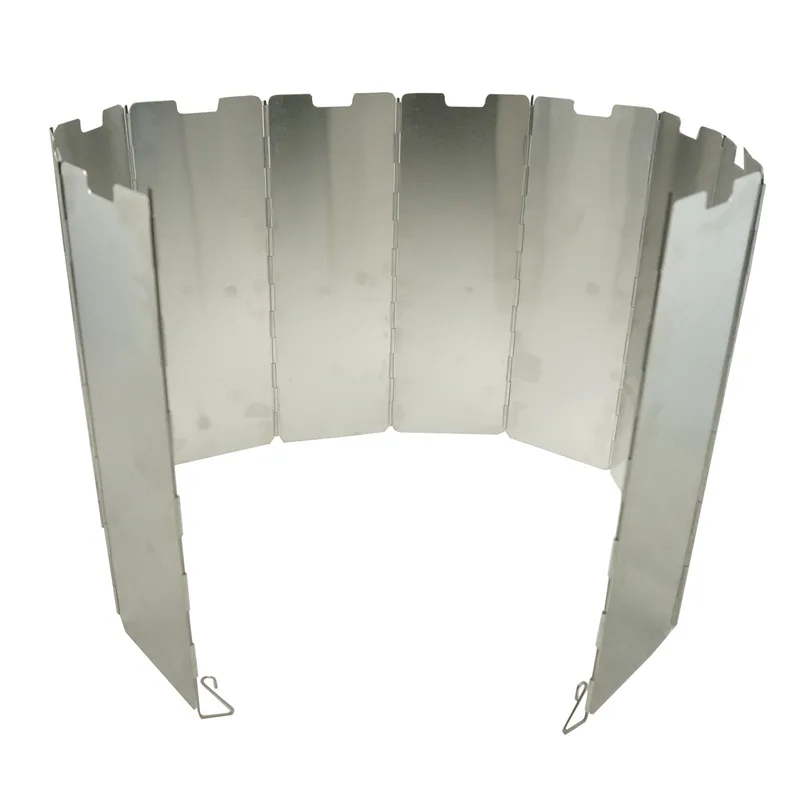 10 Plates Gas Stove Wind Shield Outdoor Camping Picnic Cooking Burner Windproof Screen Aluminum Alloy Folding Wind Deflector
10 Plates Gas Stove Wind Shield Outdoor Camping Picnic Cooking Burner Windproof Screen Aluminum Alloy Folding Wind Deflector