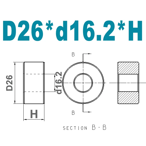 Диаметр 26 мм, алюминиевая втулка, шайба, прокладка, круглая, полая, без резьбы, проставка, толщина втулки вала 2/3/4/5/6/8/10/50 мм
Диаметр 26 мм, алюминиевая втулка, шайба, прокладка, круглая, полая, без резьбы, проставка, толщина втулки вала 2/3/4/5/6/8/10/50 мм