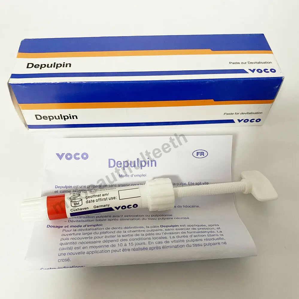 1-syringe Dental VOCO Pulp Devitalizer Agent Endodontic Antipulp Non-arsenic Germany Made
1-syringe Dental VOCO Pulp Devitalizer Agent Endodontic Antipulp Non-arsenic Germany Made