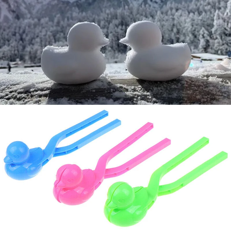 Cute Duck Snowball Clip Children Outdoor Winter Snow Sand Mold Tool Snowman Maker Plastic Clips Kids Snowball Fight Sports Toys
Cute Duck Snowball Clip Children Outdoor Winter Snow Sand Mold Tool Snowman Maker Plastic Clips Kids Snowball Fight Sports Toys