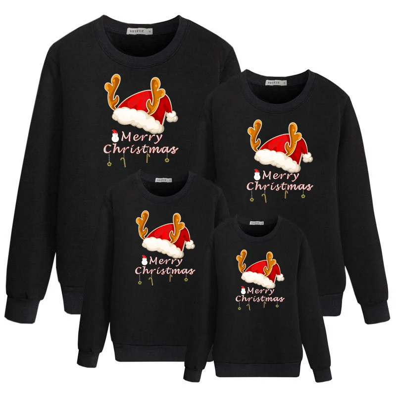 

Family Christmas Pajama Sets Cotton Sweater Daddy Mommy and Me Clothing Set Baby Girl Boy Nightwears Women Men Clothes Suits