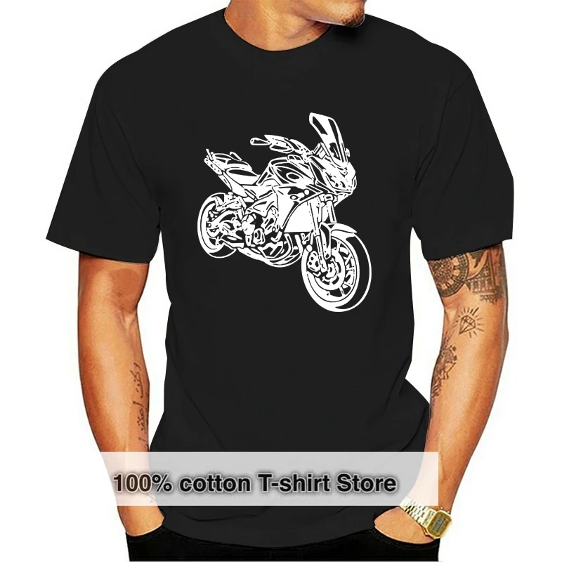 2019 Модная хлопковая футболка для мотоцикла Yam Tracer 900, футболки 
2019 Модная хлопковая футболка для мотоцикла Yam Tracer 900, футболки