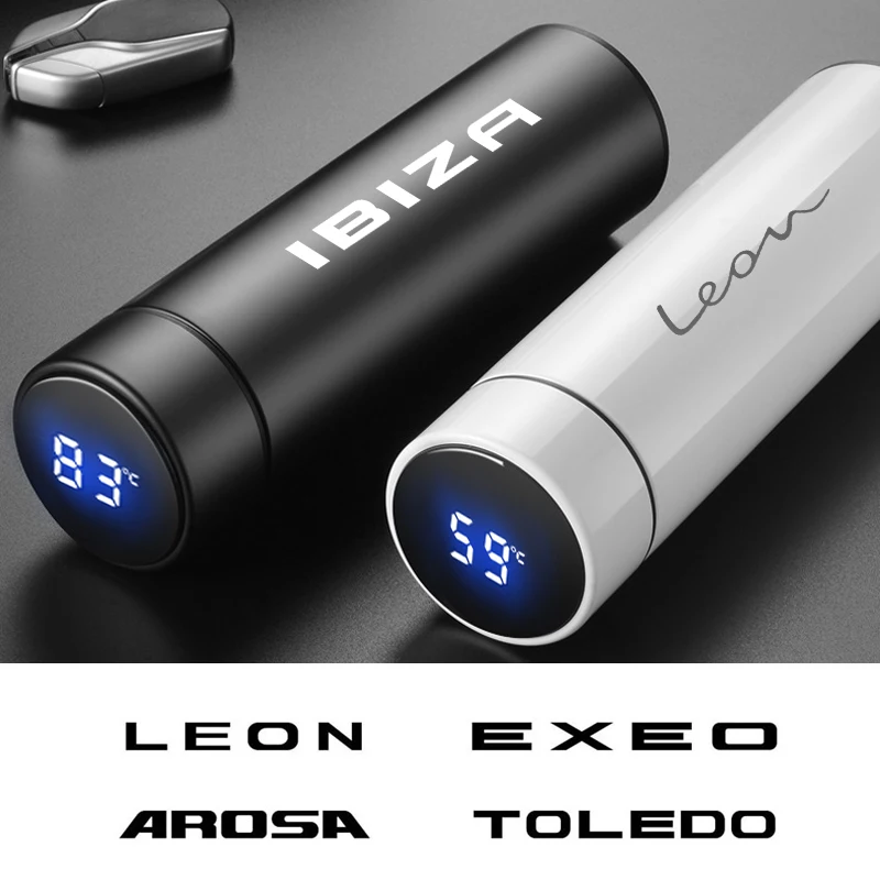 Умный термос, 500 мл, вакуумная портативная Термокружка Из Нержавеющей Стали для SEAT Ibiza Leon Arona Ateca Altea Arosa Exeo Tarraco
Умный термос, 500 мл, вакуумная портативная Термокружка Из Нержавеющей Стали для SEAT Ibiza Leon Arona Ateca Altea Arosa Exeo Tarraco