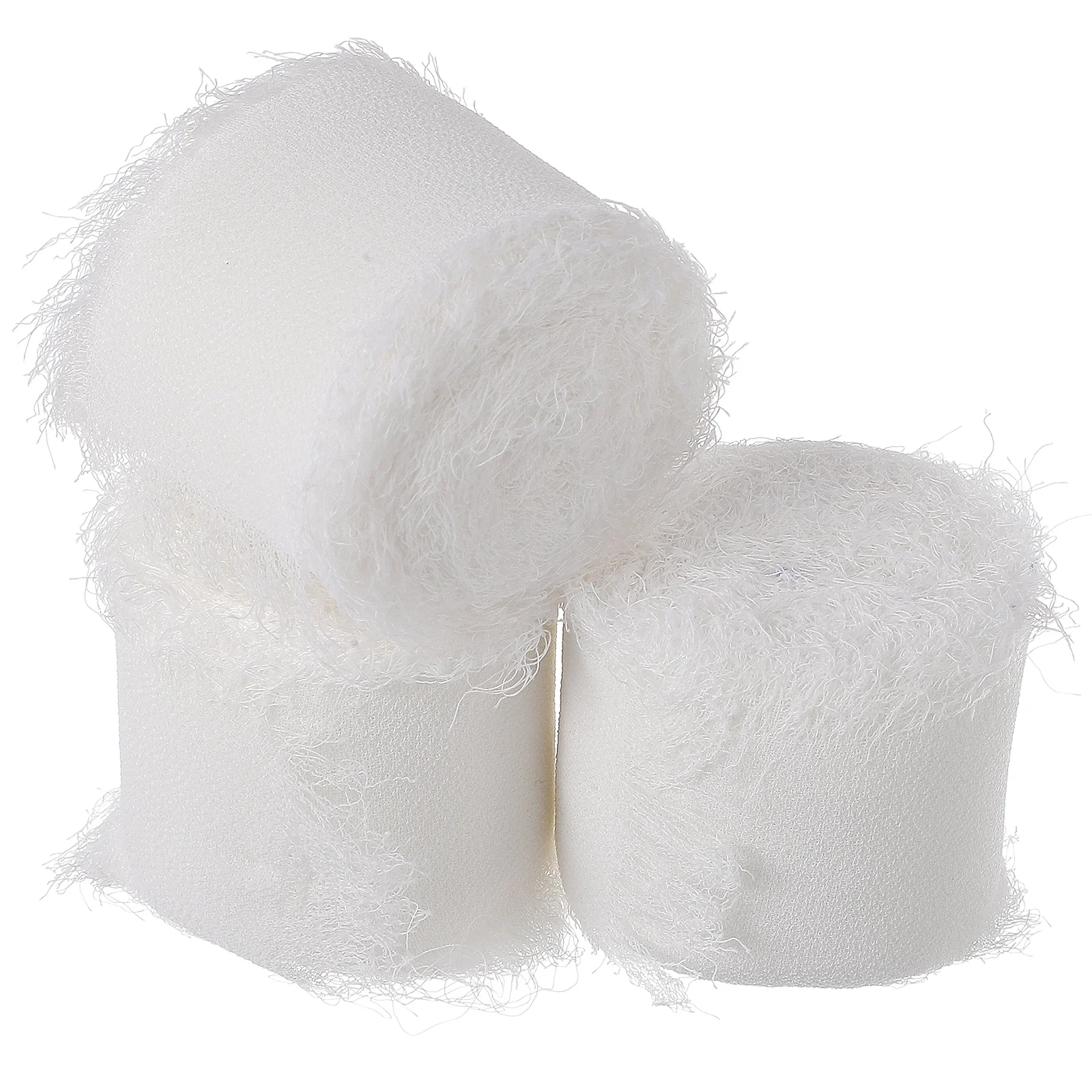 3 Rolls of Frayed Edge Ribbons Chiffon Ribbons Bouquet Ribbons for Wedding Gift Wrapping
3 Rolls of Frayed Edge Ribbons Chiffon Ribbons Bouquet Ribbons for Wedding Gift Wrapping