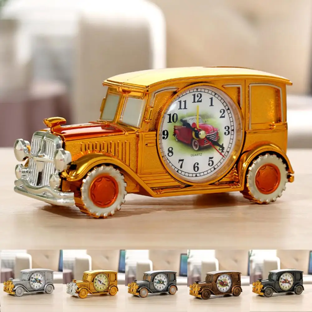 Vintage Car Shape Clock Retro Desktop Alarm Clock Night Light Bedside Home Bedroom Office Table Decoration
Vintage Car Shape Clock Retro Desktop Alarm Clock Night Light Bedside Home Bedroom Office Table Decoration