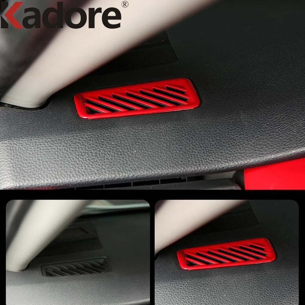 

4 шт., передняя накладка на вентиляционное отверстие из углеродного волокна для Toyota RAV4 RAV 4 2019 2020 2021